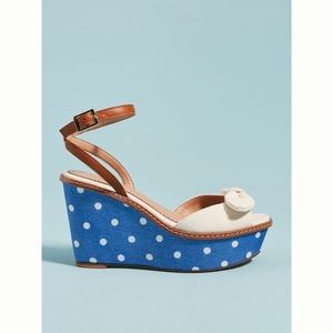 Anthropologie Ani Platform Wedge Heels